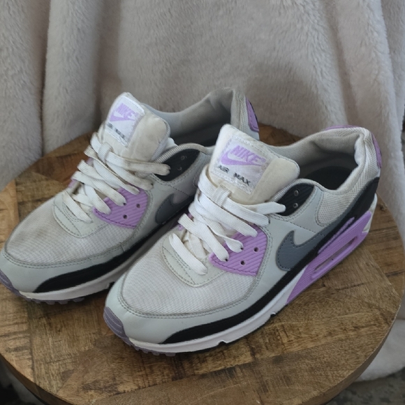 Nike Women's Sneakers - Purple, Gray, and Black - Picture 1 of 5